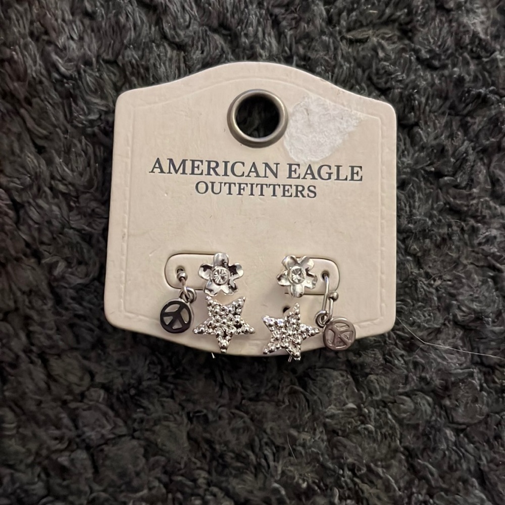 American Eagle Outfitters 3-pack of earrings